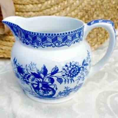 Vintage Spode Blue Room Collection Portland Vase Creamer Crafted In England