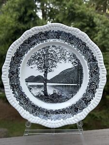 Copeland Spode England Plate Jordan Pond Acadia National Park Rare