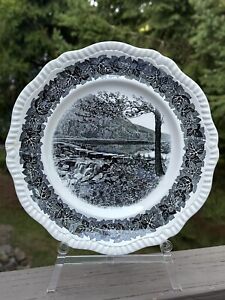 Copeland Spode England Plate The Tarn Acadia National Park Rare