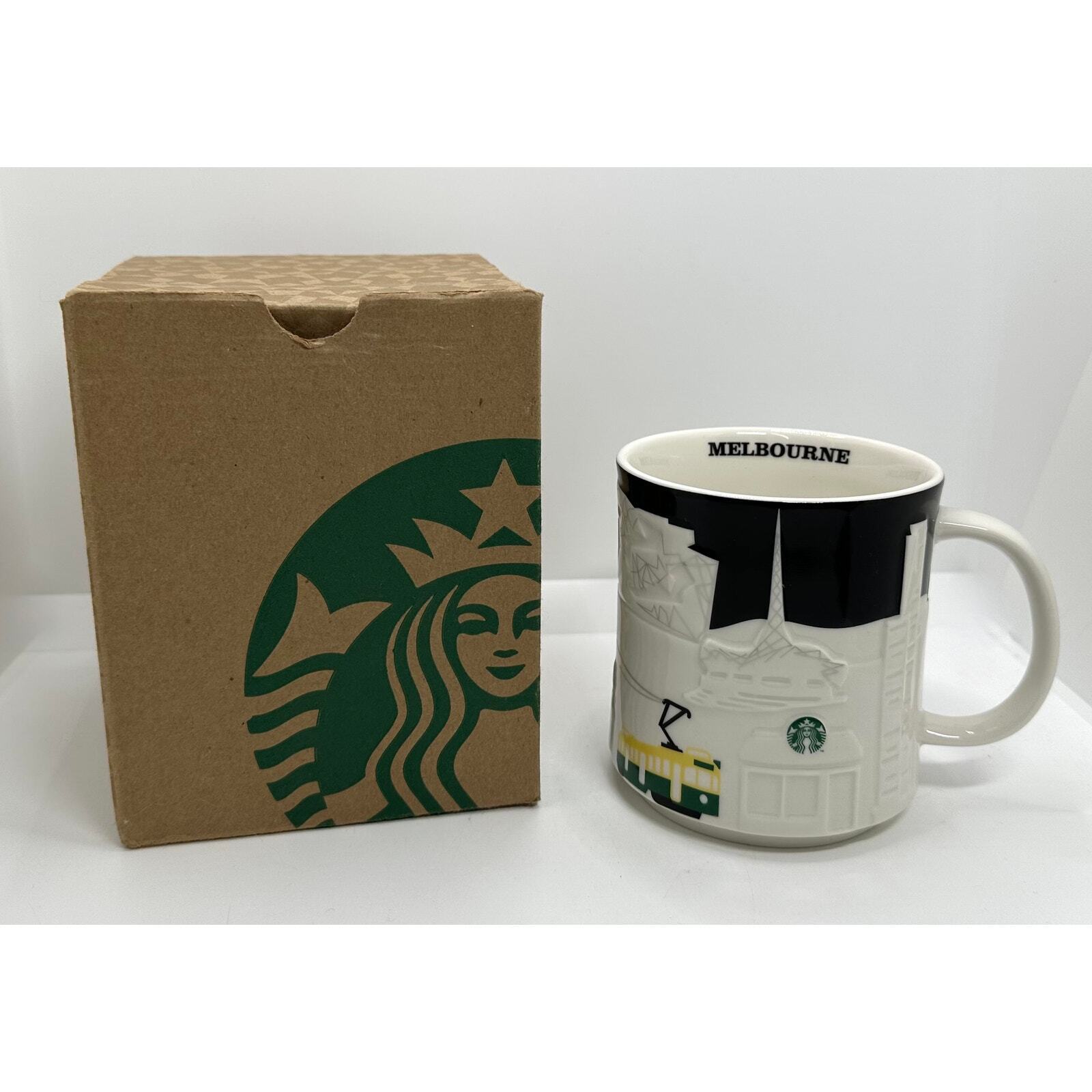 Starbucks Melbourne Australia City Skyline 3D Relief Coffee Tea Mug Cup 16 oz - Sold on eBay December 14th, 2024 for $124.95