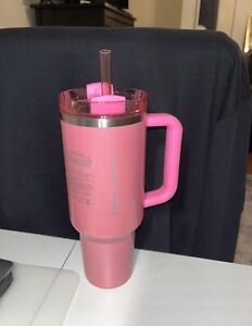 STANLEY x STARBUCKS EXCLUSIVE TUMBLER MUG 40OZ PINK NEW 2024- IN HAND!!! - Sold on eBay January 6th, 2024 for $208.50 (12 bids) 