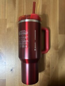 ?NEW LIMITED Starbucks x Stanley Cup Holiday 2023 Collab (40 oz) Red Tumbler ? - Sold on eBay December 6th, 2023 for $189.95