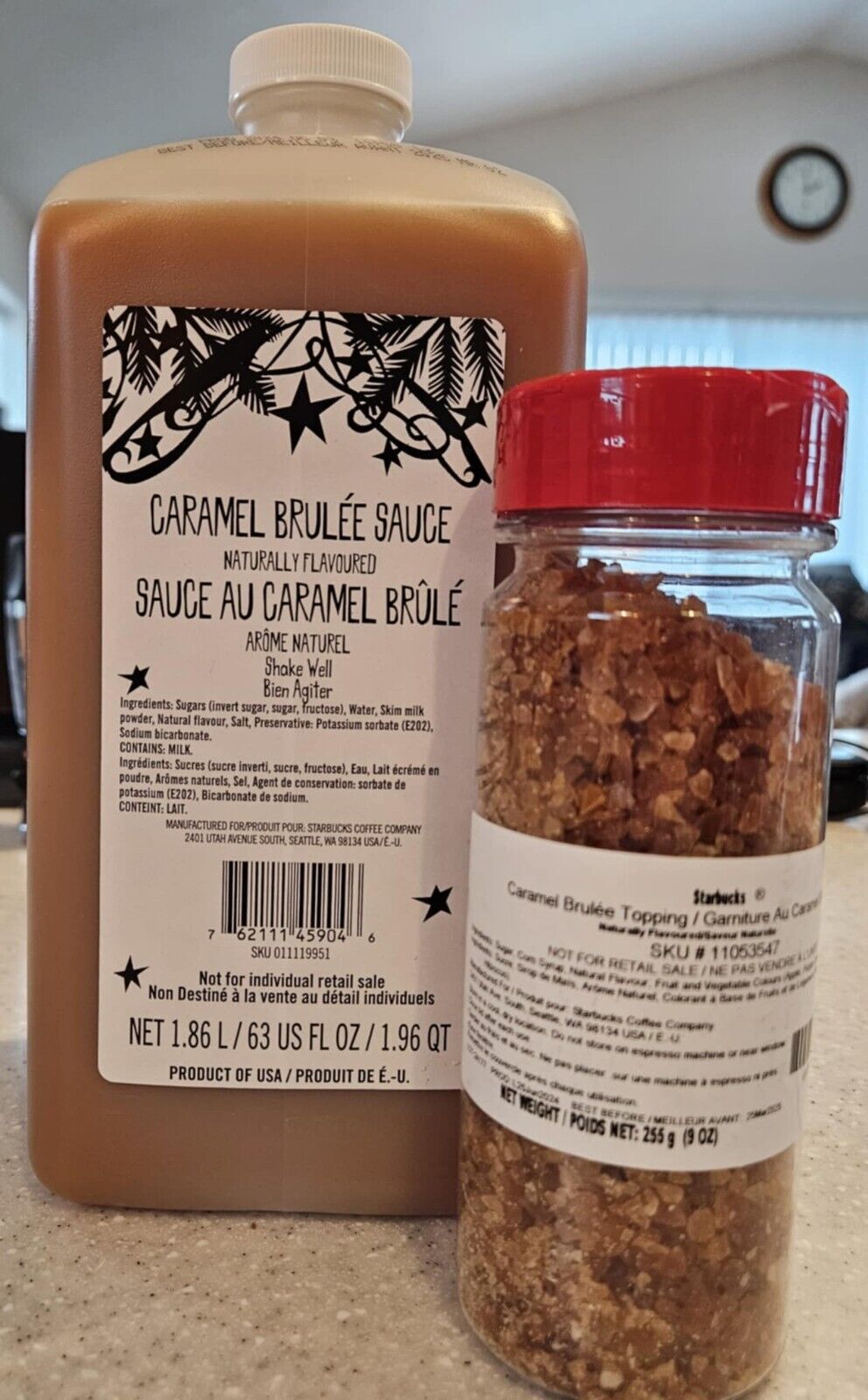 Starbucks Caramel Brulee Sauce AND Topping!!! BB MARCH 2025 - Sold on eBay March 1st, 2025 for $70.00