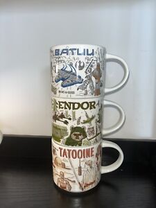 2021 Starbucks Star Wars 14oz Coffee Mug Been There Set Batuu, Endor, Tatooine - Sold on eBay September 14th, 2023 for $200.00