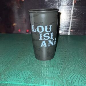 Rare Starbucks Louisiana Black Gator Ceramic Traveler Tumbler 12oz - Sold on eBay December 29th, 2023 for $225.00