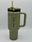 Stanley x Starbucks Fall 2024 40 FL OZ Olive Green  Vacuum Seal Quencher Tumbler - Sold on eBay August 24th, 2024 for $99.99