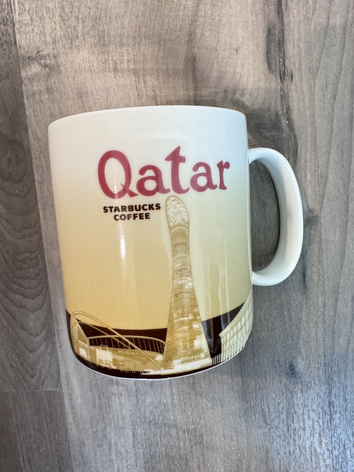 Starbucks Qatar Global Icon Collector Series Coffee Tea Mug 2011 Version 1