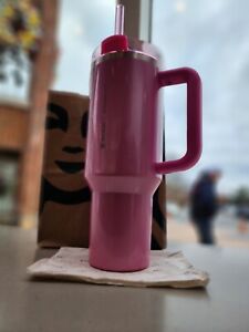 Stanley x Starbucks Exclusive 2024 Pink 40oz Tumbler NEW - Sold on eBay January 11th, 2024 for $324.99