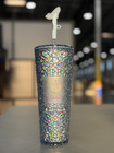 Cinderella 75th Anniversary Starbucks® Travel Tumbler – Iridescent Blue, 24 oz - Sold on eBay March 13th, 2025 for $74.99