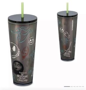 Disney Starbucks The Nightmare Before Christmas Tumbler with Straw New - Sold on eBay September 29th, 2023 for $205.00 (1 bids) 