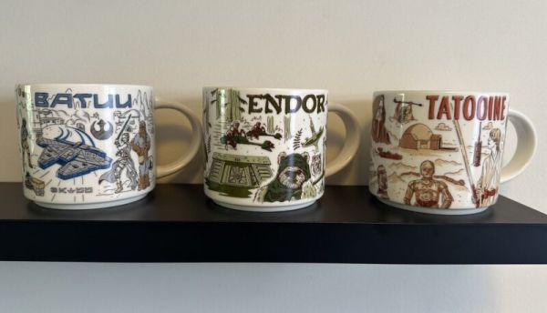 Starbucks Star Wars Been There Mug Set (2021) - Sold on eBay October 14th, 2024 for $175.00
