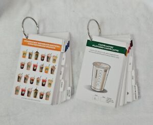 139 Starbucks Employee Recipe Book Cards Seasonal Holiday & Regular Drinks ~2020