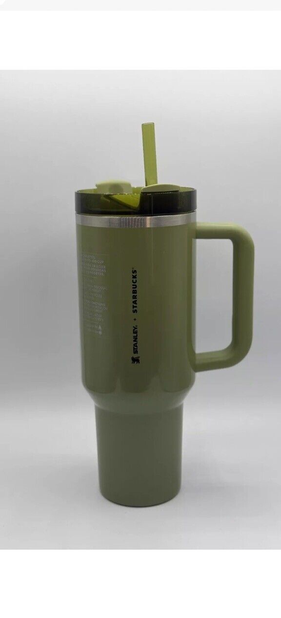 Starbucks Stanley ~ Fall 2024 ~ 40 OZ ~ Olive Green Tumbler ~ Brand New - Sold on eBay January 14th, 2025 for $75.00