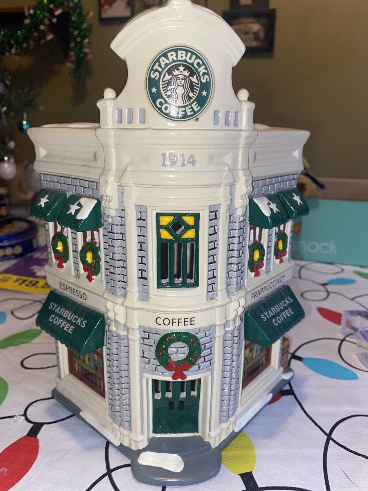 Starbucks Snow Village NO BOX - Sold on eBay January 5th, 2025 for $160.00