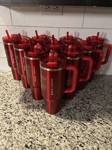 Starbucks x Stanley Red 40oz Holiday Thirst Quencher Limited Edition 2023 - Sold on eBay November 14th, 2023 for $189.99