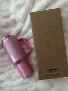 Starbucks x Stanley 40 oz Tumbler Winter Pink Target Exclusive Collab BRAND NEW - Sold on eBay January 16th, 2024 for $200.00 (1 bids) 