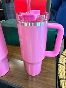 Stanley x Starbucks Exclusive 2024 Pink 40oz Tumbler NEW Early Release!!! - Sold on eBay December 24th, 2023 for $190.00
