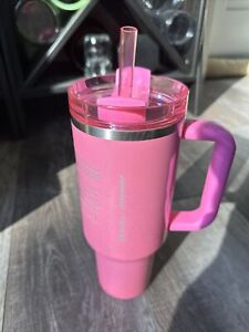 STANLEY x STARBUCKS @ TARGET 2024 LIMITED EDITION PINK 40 OZ TUMBLER - Sold on eBay January 6th, 2024 for $245.00 (1 bids) 