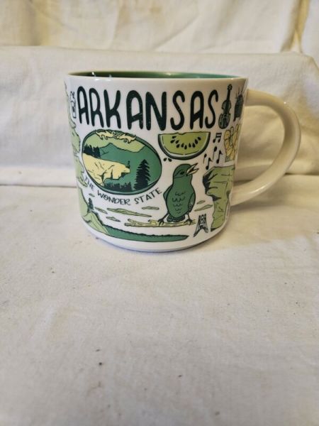 2019 Starbucks Mug ARKANSAS Been There Series Across The Globe Collection 14oz