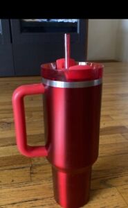 ?NEW LIMITED Starbucks x Stanley Cup Holiday 2023 Collab (40 oz) Red Tumbler ? - Sold on eBay December 27th, 2023 for $182.50 (16 bids) 