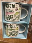 Lot Of 2 RARE US Seller Starbucks Been There Bogota Columbia 14oz Mugs BT