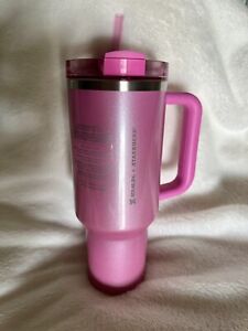 New ListingStanley X Starbucks Tumbler 40 Oz Pink Limited Edition Sparkle Cup - Sold on eBay January 31st, 2024 for $270.00