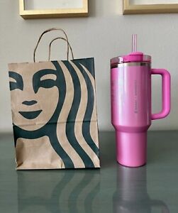 Stanley x Starbucks Exclusive 2024 Pink 40oz Tumbler ACTUAL CUP -SAME DAY SHIP - Sold on eBay January 30th, 2024 for $299.99