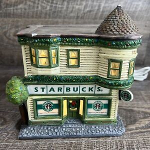 Vintage Rare Starbucks 1998 Lighted Neighborhood Store Christmas House Original - Sold on eBay September 6th, 2023 for $149.99