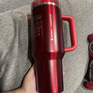 NEW LIMITED In Box Starbucks X Stanley Cup Holiday 2023 (40oz) Red Tumbler - Sold on eBay December 5th, 2023 for $175.00