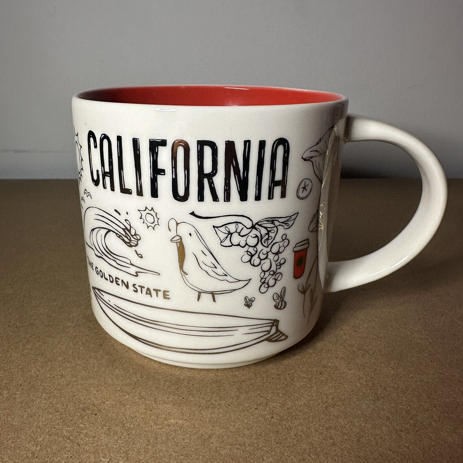 Starbucks CALIFORNIA Holiday W/ Gold Lettering Been There Series 14oz Mug NEW - Sold on eBay January 15th, 2025 for $69.99