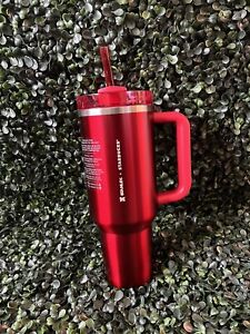 Starbucks x Stanley 40 oz Stainless Vacuum Holiday Red 2023 Tumbler Quencher NR - Sold on eBay December 28th, 2023 for $202.00
