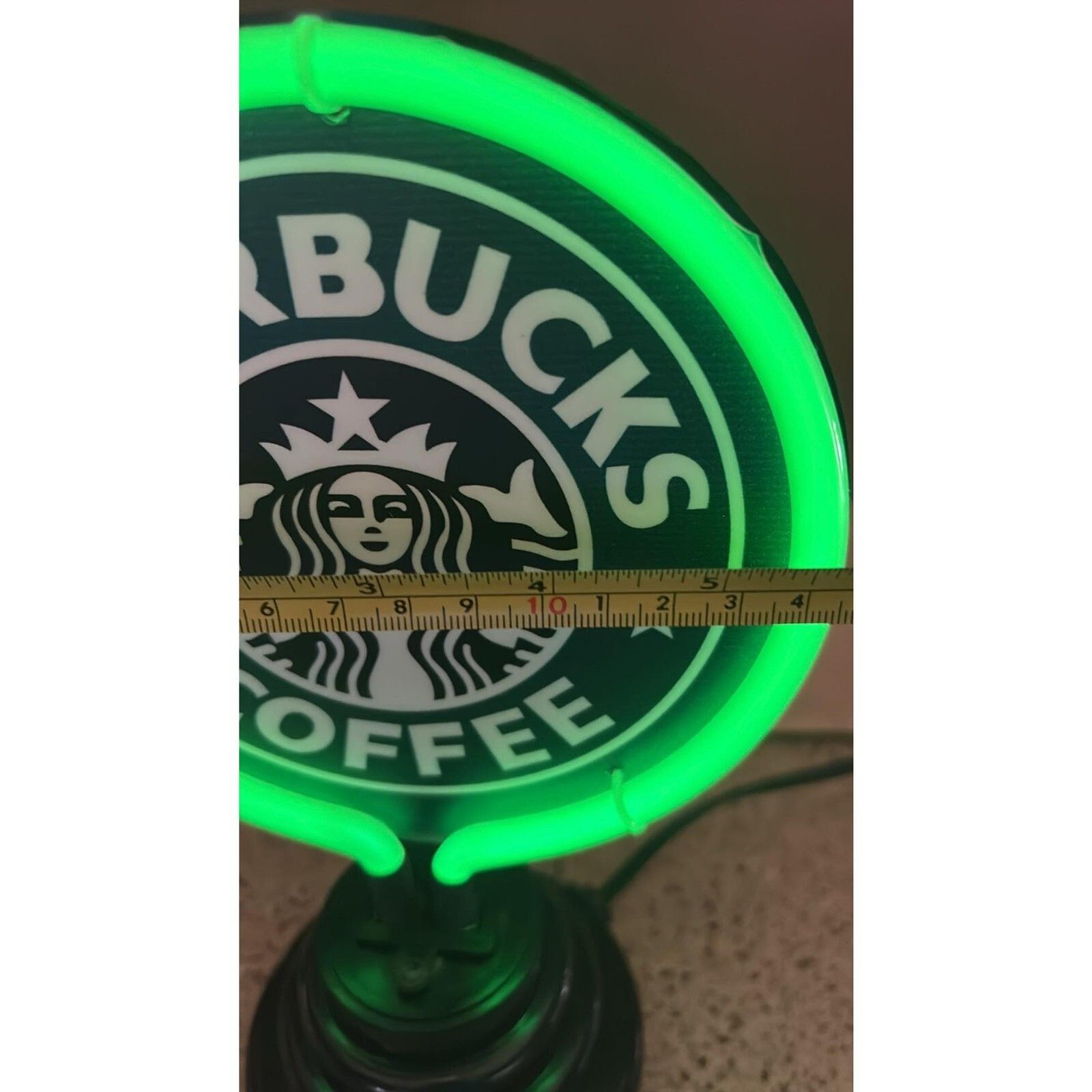 Single sided Star buck sign Coffee Tea Cafe Sign , Light up and Works - Sold on eBay December 1st, 2024 for $100.00