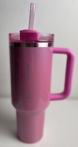 Stanley + Starbucks Winter Pink 40oz Tumbler 2024 ? Exclusive New in hand - Sold on eBay January 13th, 2024 for $213.00 (30 bids) 