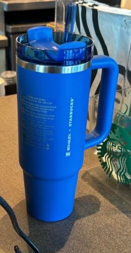 Stanley Starbucks Exclusive Blue Summer 2024 - Sold on eBay May 8th, 2024 for $175.00