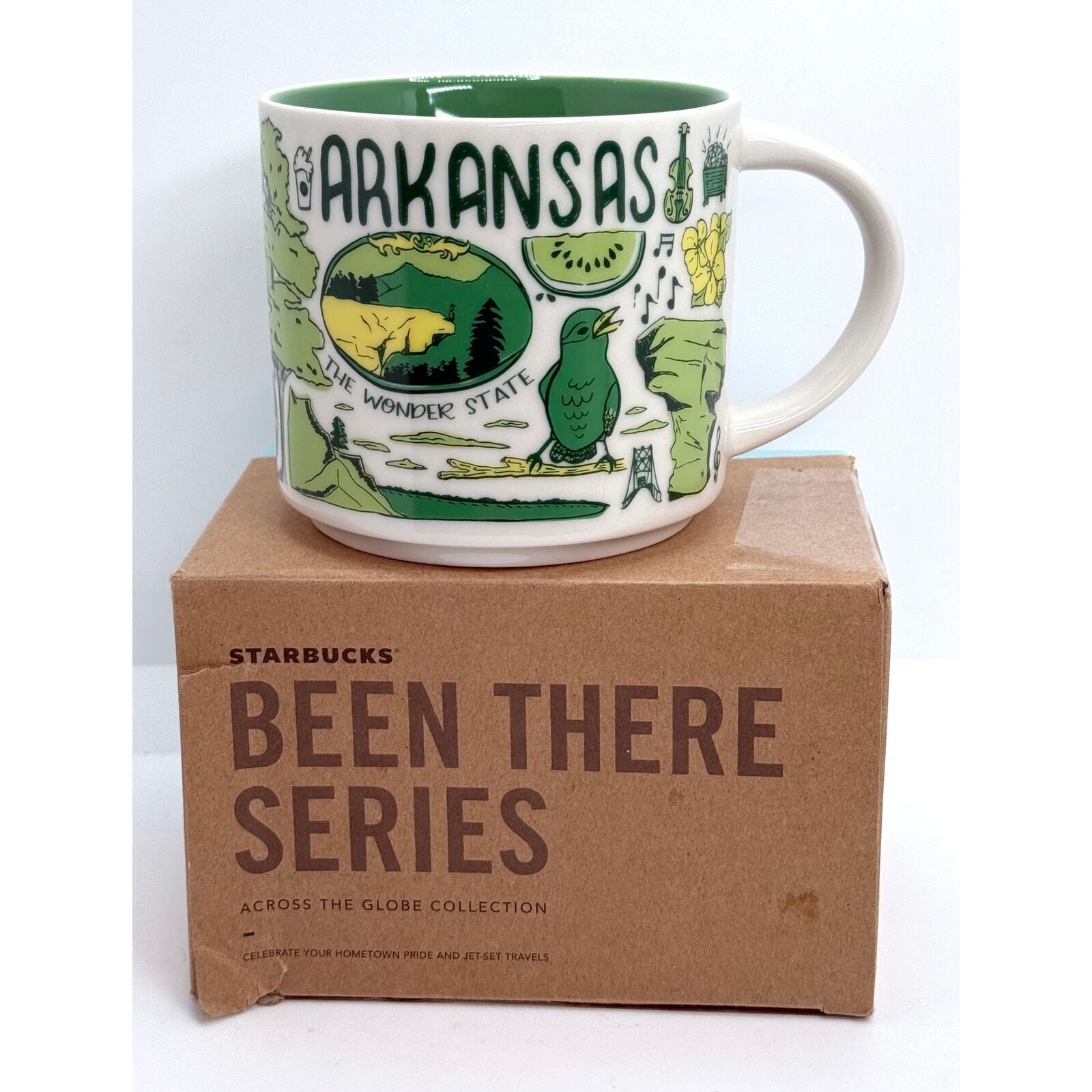 Starbucks ARKANSAS Across the Globe Been There Series Coffee Tea Mug Cup 14 oz - Sold on eBay February 14th, 2025 for $129.00
