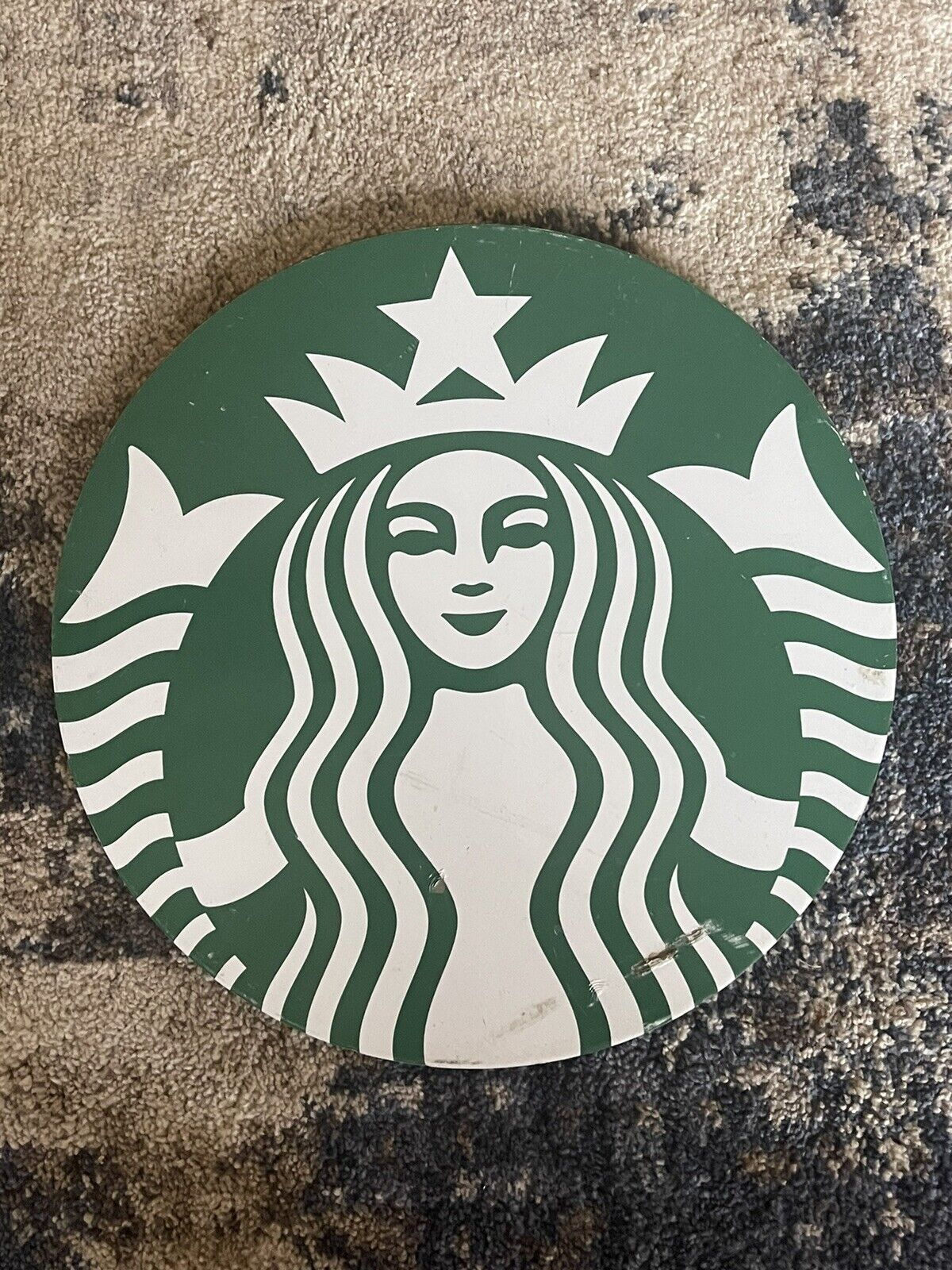 Original Starbucks Coffee Store Sign  10inch VERY RARE Pre-Owned - Sold on eBay December 10th, 2024 for $79.99