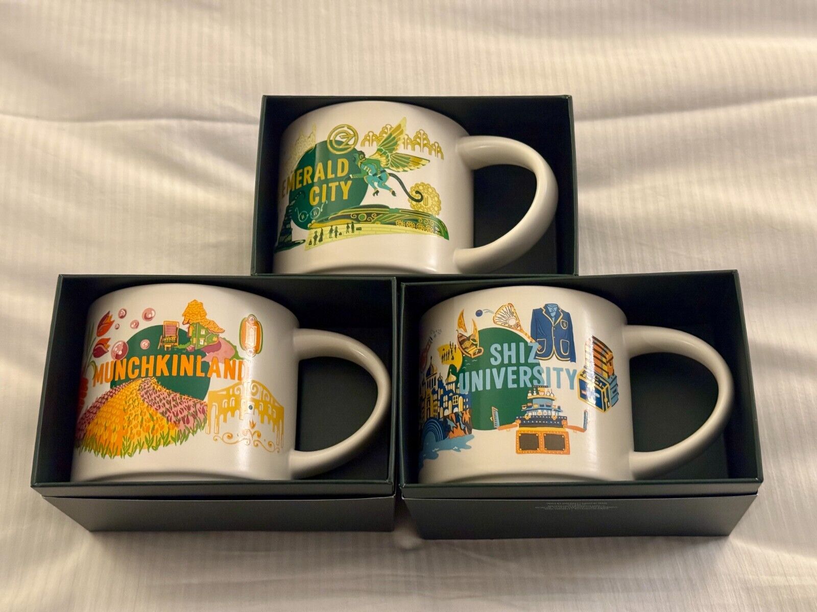 Starbucks Wicked Movie Discovery Series 3 Mug Set Universal NEW - PRICE DROP! - Sold on eBay November 30th, 2024 for $159.95
