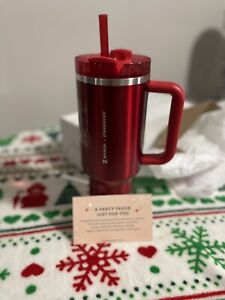 Starbucks X Stanley 2023 Holiday Red 40oz Tumbler Limited Edition NEW In Box - Sold on eBay January 17th, 2024 for $235.00
