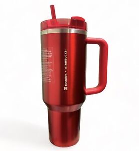 Starbucks x Stanley 2023 Brand New 40 oz Red Handle Tumbler - Sold on eBay November 23rd, 2023 for $152.50 (11 bids) 