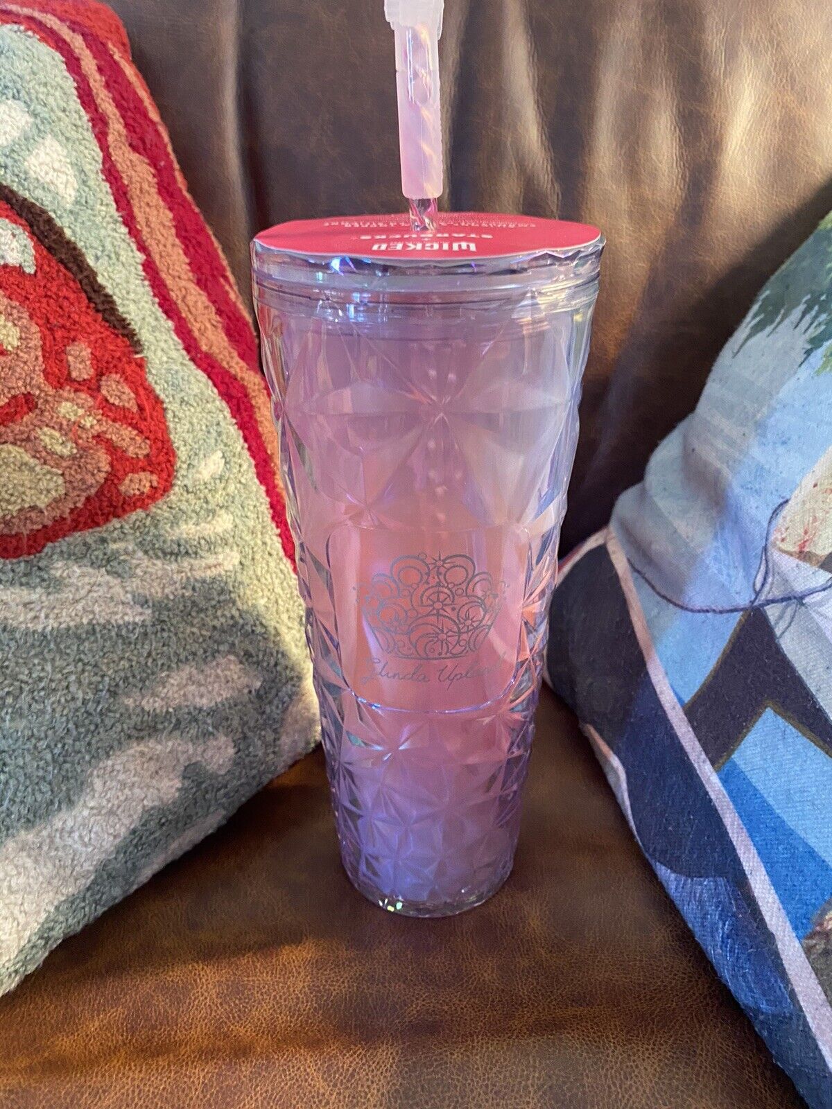 Starbucks Wicked Collection Glinda Upland Cold Cup Straw & Wand Topper Tumbler - Sold on eBay December 27th, 2024 for $90.00