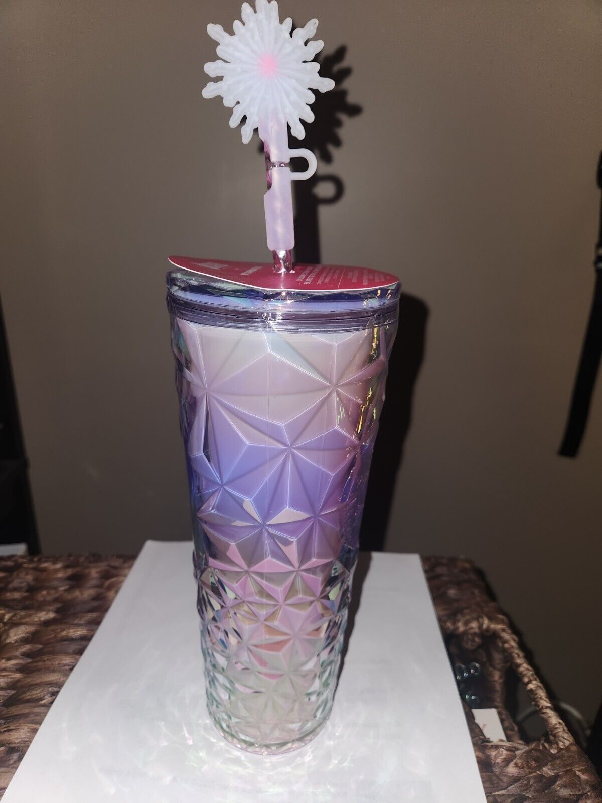 Starbucks Wicked Pink Prism 24oz Glinda Cold Cup Tumbler with Straw Wand *New* - Sold on eBay January 20th, 2025 for $133.50 (25 bids) 