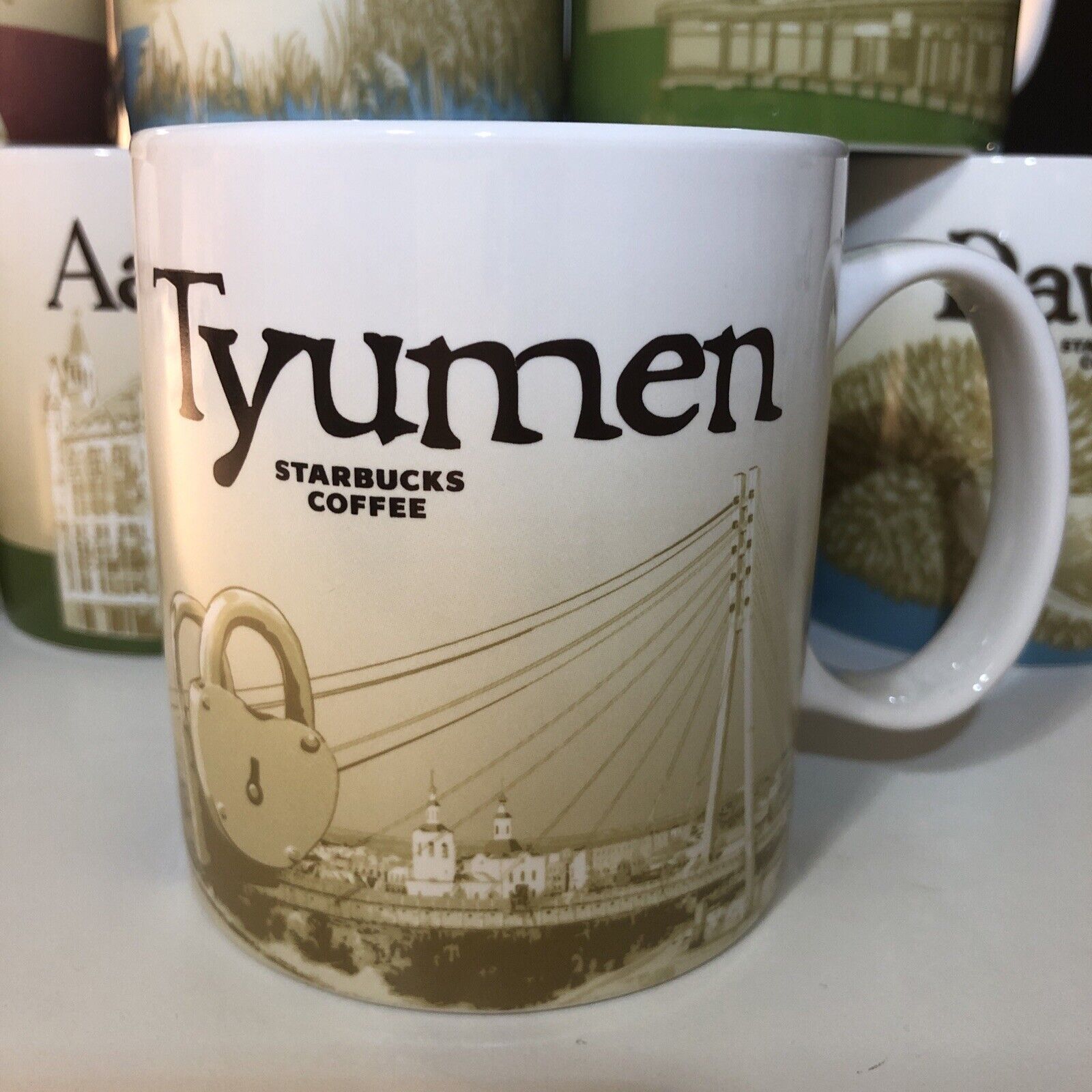 AUTHENTIC - Starbucks Tyumen Russia - Global City Icon - Collector Series Mug - Sold on eBay February 15th, 2025 for $100.00