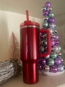 Starbucks + Stanley Holiday 2023 Collab (40 oz) Red Tumbler Mug SHIPS TODAY NEW - Sold on eBay November 22nd, 2023 for $175.00