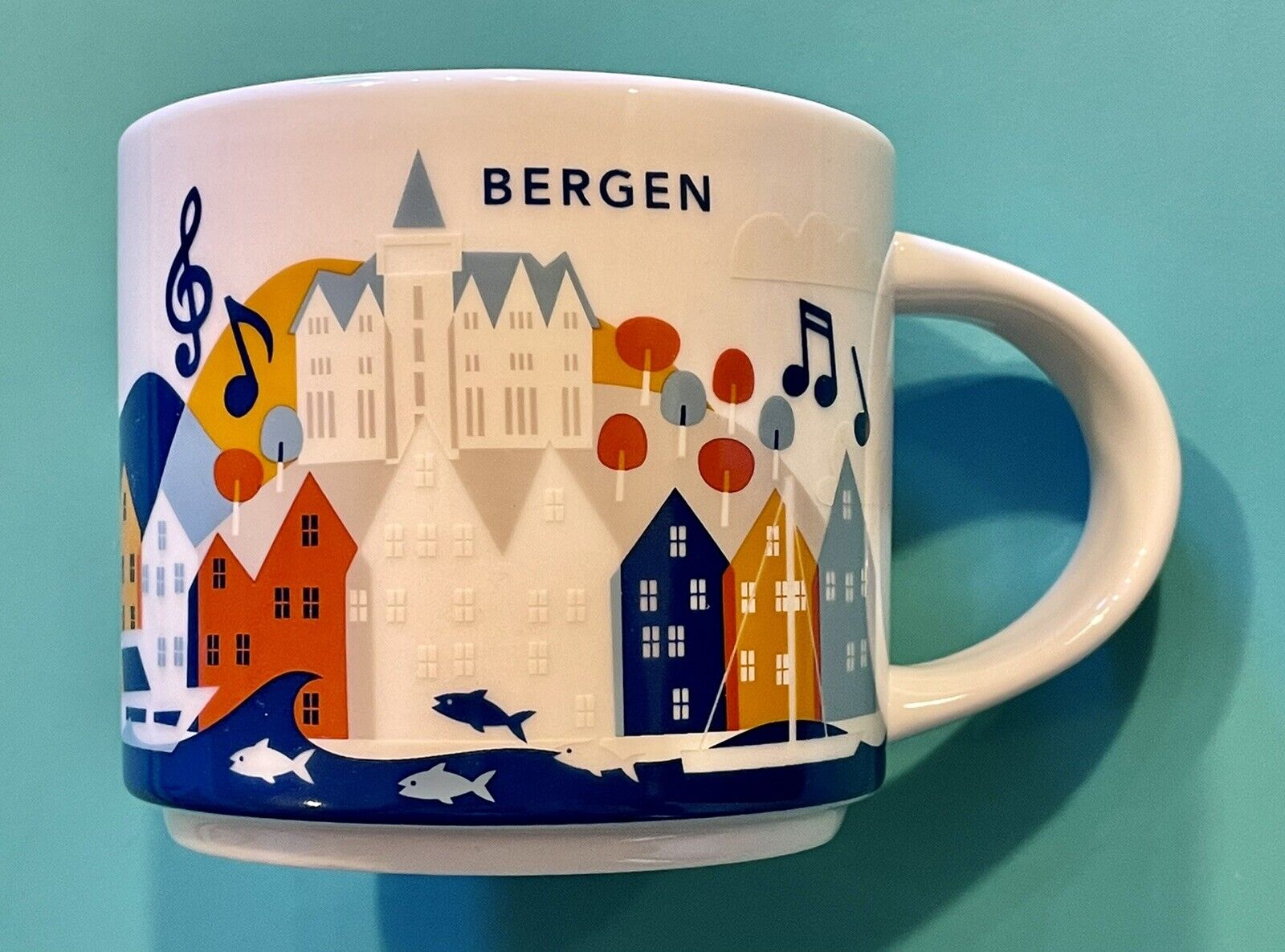 STARBUCKS COFFEE MUG - BERGEN, NORWAY ?? - Sold on eBay April 1st, 2025 for $75.00