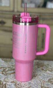 STANLEY x STARBUCKS EXCLUSIVE TUMBLER MUG 40 OZ WINTER PINK NEW 2024 *SHIPS NOW* - Sold on eBay January 5th, 2024 for $202.50 (4 bids) 