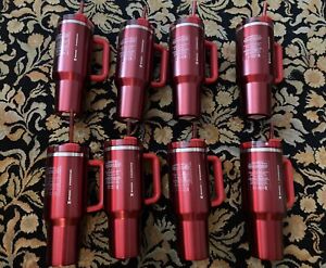 New  + Stanley Holiday 2023 Collab (40 oz) Red Tumbler Mug IN HAND NEW - Sold on eBay November 2nd, 2023 for $150.00