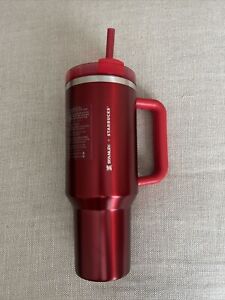 Starbucks Stanley Holiday 2023 40 Oz Red Tumbler IN HAND Free Same Day Ship - Sold on eBay December 18th, 2023 for $219.99