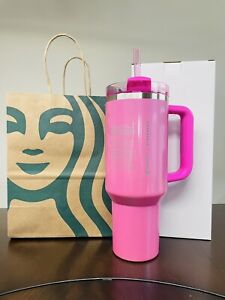 STANLEY x STARBUCKS Exclusive Tumbler 40oz PINK NIB 2024 (Read Description) - Sold on eBay January 11th, 2024 for $300.00