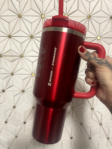 NEW Starbucks X Stanley Cup Holiday 2023 (40oz) Red Tumbler - Sold on eBay December 20th, 2023 for $207.00 (29 bids) 