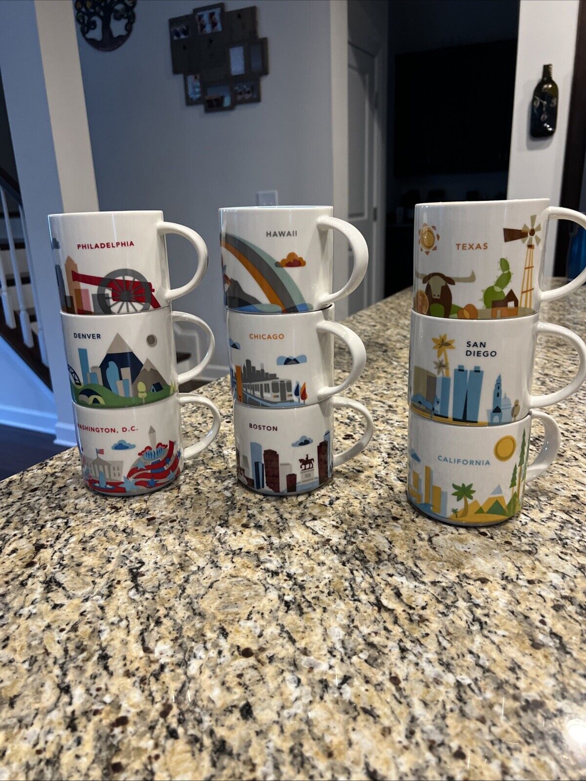 Starbucks You Are Here Mug Lot Of 9 - Sold on eBay February 12th, 2025 for $124.95